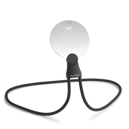 FALINGO Loupe 3-en-1 Tour de Cou Mains Libres sur Pied à Main grossissement Optique 200% ou 400%