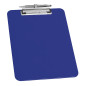 Wedo 0576603 Porte-bloc A4 en plastique avec porte-stylo Bleu