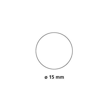 APLI Rouleau de 2832 Gommettes Rondes 15 mm Rouge
