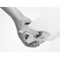 Leitz Perforatrice Sans Effort, Capacité 25 Feuilles, Noir, Métal, Réglette de Guidage avec Repères, NeXXt, 50050095