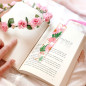 VEGCOO 3 Marque-Pages Floraux en Résine avec Fleurs Claires, Personnalisés avec Glands pour Professeurs, Lecteurs - Cadeaux d'An VEGCOO 3 Marque-Pages Floraux en Résine avec Fleurs Claires, Personnalisés avec Glands pour Professeurs, Lecteurs - Cadeaux d'An