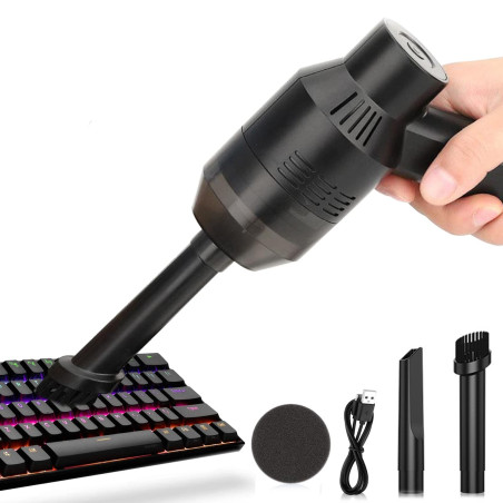Aspirateur de Clavier pour Ordinateur Mini aspirateur Rechargeable Puissant, aspirateur Portable sans Fil-Meilleur Outil de Nett