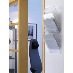 Durable Flexiboxx Présentoir Mural 6 A4 Paysage Transparent