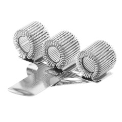 Triple trou en métal Pen Holder avec clip de poche – Les médecins, infirmière, uniforme, etc.