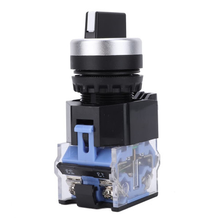Interrupteur Rotatif AC 660V 10A BEM38-20X 22mm 3 Positions pour Tableaux de Commande