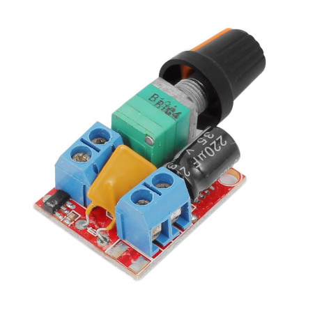 WINGONEER Régulateur de tension du moteur à courant continu DC 3V-35V 5A Contrôleur PWM Stepless DC 3V 6V 12V 24V 35V Régulateur