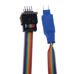 POOSR Ligne de Sonde de Pince de Test SOIC8 SOP8 pour Programmation de Circuit EEPROM 93CXX/25CXX/24CXX sur Programmeur USB TL86