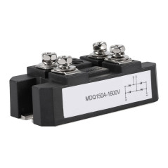 150A 1600V Noir Redresseurs en pont à diode monophasé, Pont redresseur haute puissance 4 Terminaux