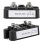 150A 1600V Noir Redresseurs en pont à diode monophasé, Pont redresseur haute puissance 4 Terminaux 150A 1600V Noir Redresseurs en pont à diode monophasé, Pont redresseur haute puissance 4 Terminaux