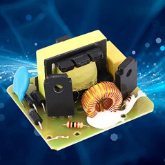 Convertisseur de Tension DC-AC, 12V à 220V, 40W, Transformateur Élévateur, Module d'Alimentation, Dimensions 4.3x3.8x2.5cm