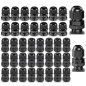 Gebildet 30pcs PG7 + 20pcs PG9 Presse-étoupes, Connecteurs Câble IP68 étanches, M12 M16 Collier Plastique Connecteu 3-8mm, Gland Gebildet 30pcs PG7 + 20pcs PG9 Presse-étoupes, Connecteurs Câble IP68 étanches, M12 M16 Collier Plastique Connecteu 3-8mm, Gland