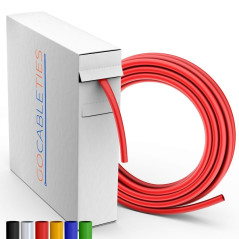 Gocableties - Mini bobine de gaine thermorétractable imperméable - rouge - 4,8 mm x 10 m - rapport de rétrécissement 2:1 - isola