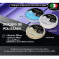 Lux Metal - Kit de Polissage 3 Disques 100 mm (Soft/Super Soft/Super Hard) - Idéal pour polir l'aluminium, l'acier inoxydable, l Lux Metal - Kit de Polissage 3 Disques 100 mm (Soft/Super Soft/Super Hard) - Idéal pour polir l'aluminium, l'acier inoxydable, l