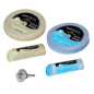 Lux Metal - Kit 2 Disques de Polissage de 150 mm et 2 Pâtes Abrasives de 250 gr - Parfaits pour polir des métaux tels que l'alum Lux Metal - Kit 2 Disques de Polissage de 150 mm et 2 Pâtes Abrasives de 250 gr - Parfaits pour polir des métaux tels que l'alum
