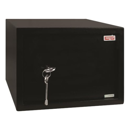 RESKAL – Coffre de Sécurité 9,9L avec Fermeture à Clé – 2 Pênes, Fixations Fournies – Dimensions 200x310x200 mm – Idéal pour Mai