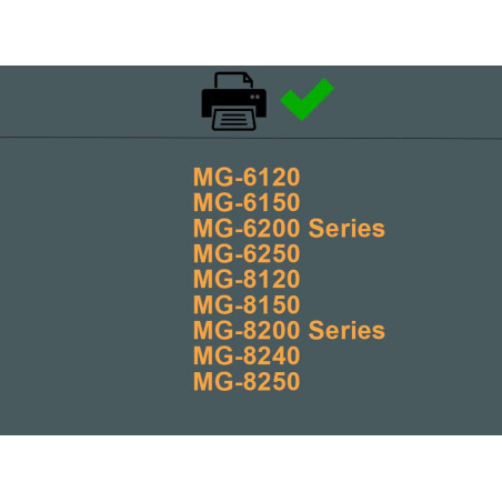 Amaprint 12 XL Cartouches Compatible avec Canon PGI 525 CLI 526 pour Pixma MG6150 MG6250 MG8150 MG8240 MG8250
