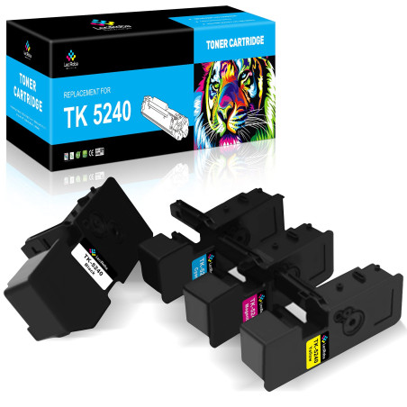 LeciRoba TK-5240 pour Cartouche Kyocera TK5240 TK-5240 ,pour Toner Kyocera p5026cdn Ecosys P5026cdn P5026cdw et M5526cdn M5526cd