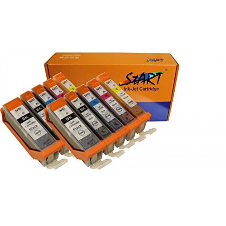 START - 10 Cartouches d'encre Compatible avec Canon 570 571