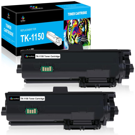 LeciRoba TK-1150 pour imprimantes Kyocera ECOSYS M2135dn, M2635dn, M2635dnw, M2735dw, P2200, P2235d, P2235dn, P2235dw (2-noir)