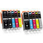 Supply Guy 10 Cartouches d'encre avec Puce Compatible avec Canon PGI-570 / CLI-571 pour Pixma MG7750 MG7751 MG7752 MG7753 TS8050 Supply Guy 10 Cartouches d'encre avec Puce Compatible avec Canon PGI-570 / CLI-571 pour Pixma MG7750 MG7751 MG7752 MG7753 TS8050