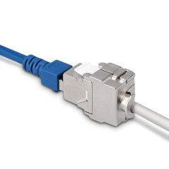 kwmobile 6X Module Keystone Catégorie 6A - 6 Modules de Brassage pour Branchement Câble RJ45 Raccord Blindé - Connexion à Pannea