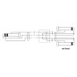 Cordial Câble jack insert 6 m fiche Rean CFY 6 VPP - Câble d'Insertion
