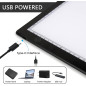 TCNEWCL Scanner de Diapositives Negatives et Film,Panneau Lumineux LED 30 x 21 centimètres, Table Lumineuse LED Portable pour Di TCNEWCL Scanner de Diapositives Negatives et Film,Panneau Lumineux LED 30 x 21 centimètres, Table Lumineuse LED Portable pour Di