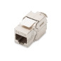 DIGITUS Module Keystone Cat-6 Blindé - Connecteur RJ45 - 250 MHz 1GBase-T - AWG 26-22 - Montage sans outils DIGITUS Module Keystone Cat-6 Blindé - Connecteur RJ45 - 250 MHz 1GBase-T - AWG 26-22 - Montage sans outils