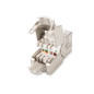 DIGITUS Module Keystone Cat-6 Blindé - Connecteur RJ45 - 250 MHz 1GBase-T - AWG 26-22 - Montage sans outils DIGITUS Module Keystone Cat-6 Blindé - Connecteur RJ45 - 250 MHz 1GBase-T - AWG 26-22 - Montage sans outils
