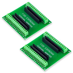 KeeYees 2 Pièces Kits de Carte d'Extension GPIO 1 en 2 pour ESP8266 ESP-12E Carte de Développement WiFi