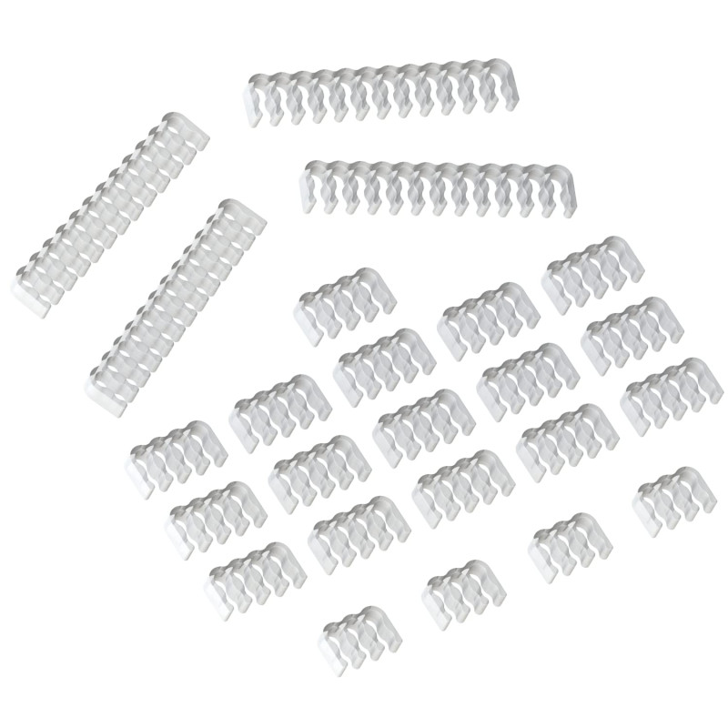 LINKUP - Kit de Peigne de câble pour rallonge de câble d'alimentation PSU | 4 x 24 P | 16 x 8 P | 4 x 6 P | Translucide Clair LINKUP - Kit de Peigne de câble pour rallonge de câble d'alimentation PSU | 4 x 24 P | 16 x 8 P | 4 x 6 P | Translucide Clair