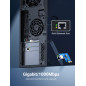 UGREEN Carte Réseau PCI Express Gigabit Ethernet à 1000 Mbps PCIe RJ45 LAN Adaptateur pour PC Supporte Windows 11 10 8.1 8 98SE UGREEN Carte Réseau PCI Express Gigabit Ethernet à 1000 Mbps PCIe RJ45 LAN Adaptateur pour PC Supporte Windows 11 10 8.1 8 98SE