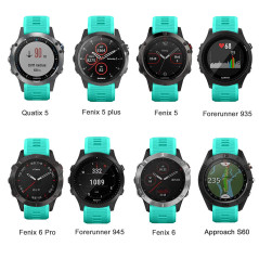 ISABAKE Bracelet pour Garmin Forerunner 945/935, Garmin Fenix 5/5 Plus, Fenix 6/6 Pro, Approach S60/Quatix 5, Bande de Remplacem