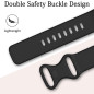 Wownadu Bracelets Compatible pour Fitbit Charge 5 / Charge 6 Bracelet de Rechange Band Noir pour Femme Homme Silicone Sport Stra