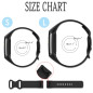 Wownadu Bracelets Compatible pour Fitbit Charge 5 / Charge 6 Bracelet de Rechange Band Noir pour Femme Homme Silicone Sport Stra