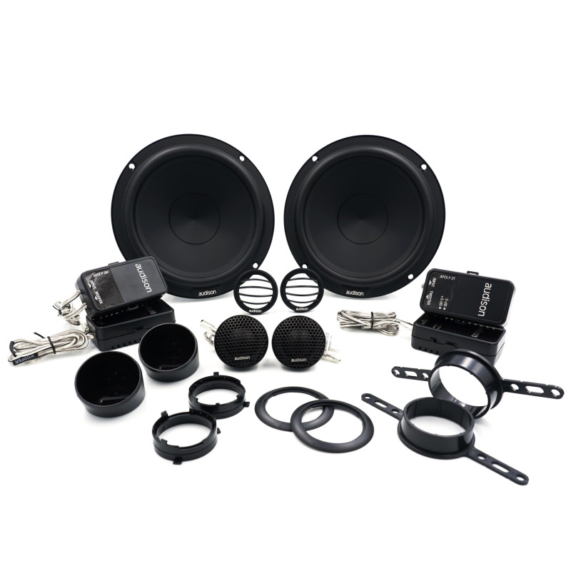 Audison APK 165P – Kit Audio 2 Voies Voiture avec woofer AP 6.5P 165 mm, Tweeter AP 1P 25 mm, Filtre Passif, 345W, réponse Dynam Audison APK 165P – Kit Audio 2 Voies Voiture avec woofer AP 6.5P 165 mm, Tweeter AP 1P 25 mm, Filtre Passif, 345W, réponse Dynam