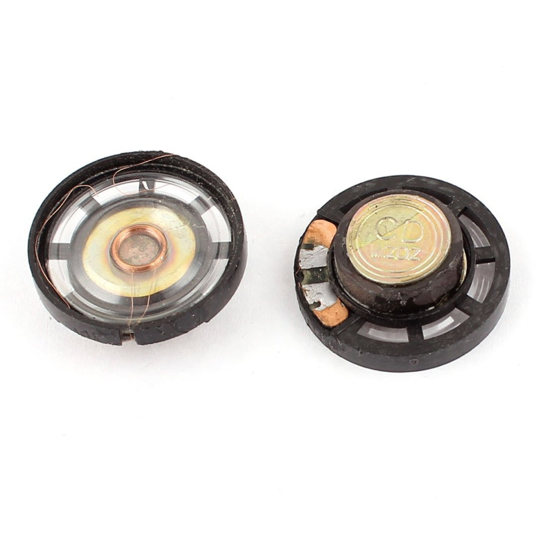 sourcing map 2pcs 0.25W 8 Ohm Interphone 29mm Diamètre de Aimant du Haut-Parleur Haut-Parleur Externe sourcing map 2pcs 0.25W 8 Ohm Interphone 29mm Diamètre de Aimant du Haut-Parleur Haut-Parleur Externe