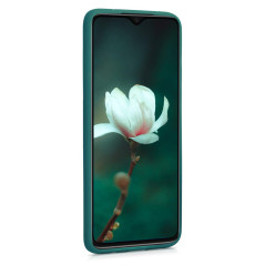 kwmobile Housse Compatible avec Xiaomi Redmi Note 8 Pro Coque - Housse de téléphone Protection Souple en Silicone - pétrole Mat