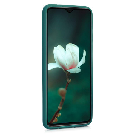 kwmobile Housse Compatible avec Xiaomi Redmi Note 8 Pro Coque - Housse de téléphone Protection Souple en Silicone - pétrole Mat