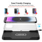 Chargeur de Voiture sans Fil, Polmxs 15W Rapide sans Fil, Tapis de Chargement sans Fil Antidérapant pour Téléphone de Voiture av Chargeur de Voiture sans Fil, Polmxs 15W Rapide sans Fil, Tapis de Chargement sans Fil Antidérapant pour Téléphone de Voiture av