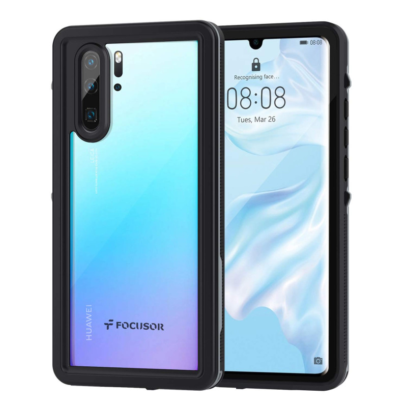 Focusor Coque pour Huawei P30 Pro,【Étanche + Antichoc】 360 Protection intégrale IP68 Imperméable Housses Antipoussière Anti-Neig Focusor Coque pour Huawei P30 Pro,【Étanche + Antichoc】 360 Protection intégrale IP68 Imperméable Housses Antipoussière Anti-Neig