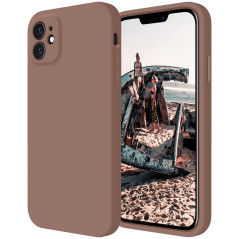 Cordking Designed for iPhone 11 Case, Silicone [Straight Edges] & [Camera Protecion] Upgraded Phone Case with Soft Anti-Scratch 