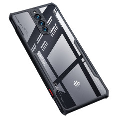 GIOPUEY Étui pour Red Magic 8 Pro/Red Magic 8S Pro, Coque en PC Dur + TPU Souple, Grande Transparence, Étui Transparent, Amortis