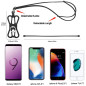 Kinizuxi 2Packs Cordon Telephone Portable et Support Telephone, Universel Chaine Telephone Portable Tour de Cou Telephone Compat Kinizuxi 2Packs Cordon Telephone Portable et Support Telephone, Universel Chaine Telephone Portable Tour de Cou Telephone Compat