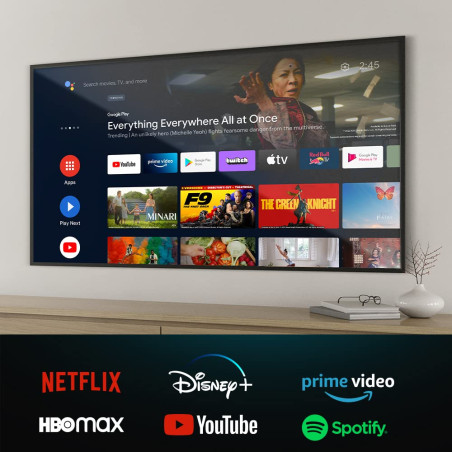 Cecotec LED 50" Smart TV A1 Série ALU10050. 4K UHD, Android 11, Frameles Design, MEMC, Dolby Vision et Dolby Atmos, HDR10, modèl