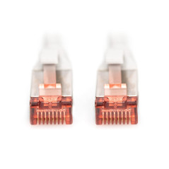 DIGITUS Câble LAN Cat 6 - 25m - RJ45 Câble réseau - S/FTP blindé - Compatible Cat 6A & Cat 7 - Gris