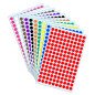10mm Gommettes Autocollantes Rondes - 10 Couleurs, 3000 Pieces