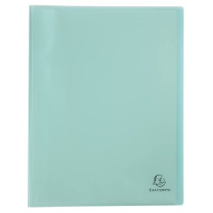Exacompta - Réf. 88670E - 1 Protège-documents Chromaline Pastel - 60 pochettes cristal lisse - 120 vues - pour A4 - dim 24 x 32
