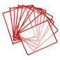 LEVIATAN Table Pupitre Métallique de Table | 10 pochettes A4 rouge | pour Consultation et Présentation Documents LEVIATAN Table Pupitre Métallique de Table | 10 pochettes A4 rouge | pour Consultation et Présentation Documents