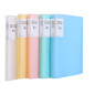 TUKA-i-AKUT Lot de 5 porte-vues A4 en polypropylène massif avec 200 pochettes transparentes (12,7 x 101,6 cm), couverture transl TUKA-i-AKUT Lot de 5 porte-vues A4 en polypropylène massif avec 200 pochettes transparentes (12,7 x 101,6 cm), couverture transl